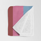 Modern Eclectic Rainbow Throw Blanket Gallery Image 3
