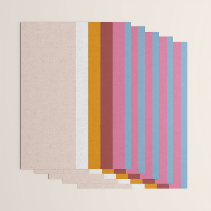 Modern Eclectic Rainbow Wrapping Paper Gallery Image 3