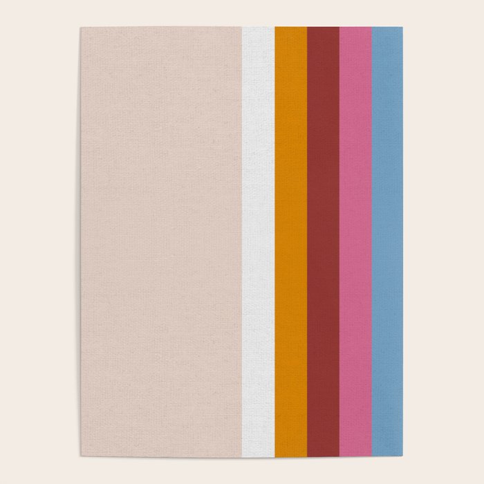 Modern Eclectic Rainbow Poster Gallery Image 1