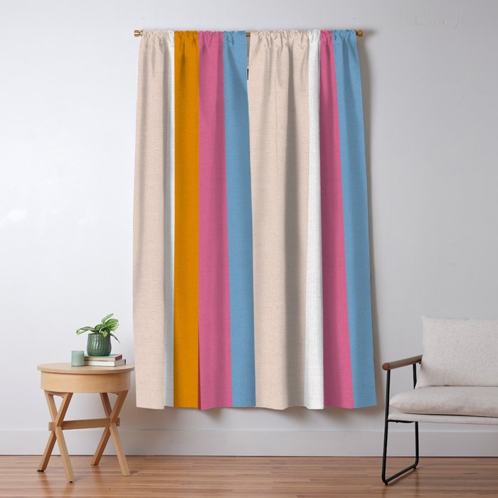 Modern Eclectic Rainbow Window Curtain Gallery Image 5