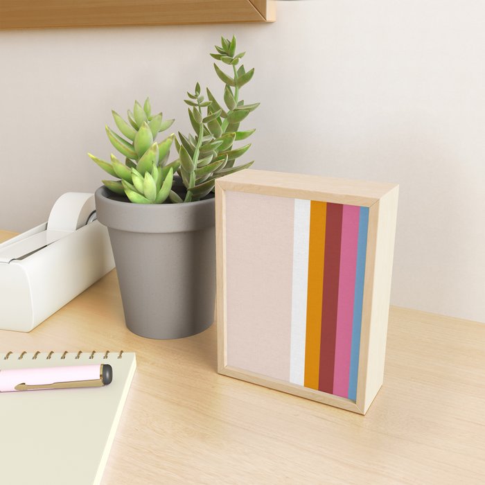 Modern Eclectic Rainbow Mini Art Print Gallery Image 2