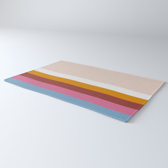 Modern Eclectic Rainbow Rug Gallery Image 3