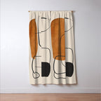 Abstract Minimal Shapes 137 Window Curtain Gallery Image 3