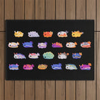 Sea Slug Day Outdoor Rug Gallery Image 1
