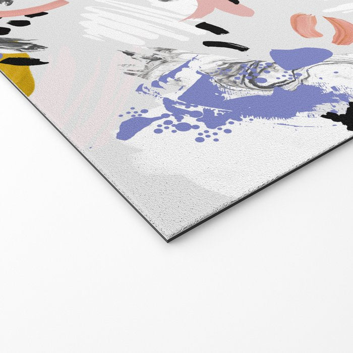 Abstract brush strokes splashes Welcome Mat Gallery Image 2