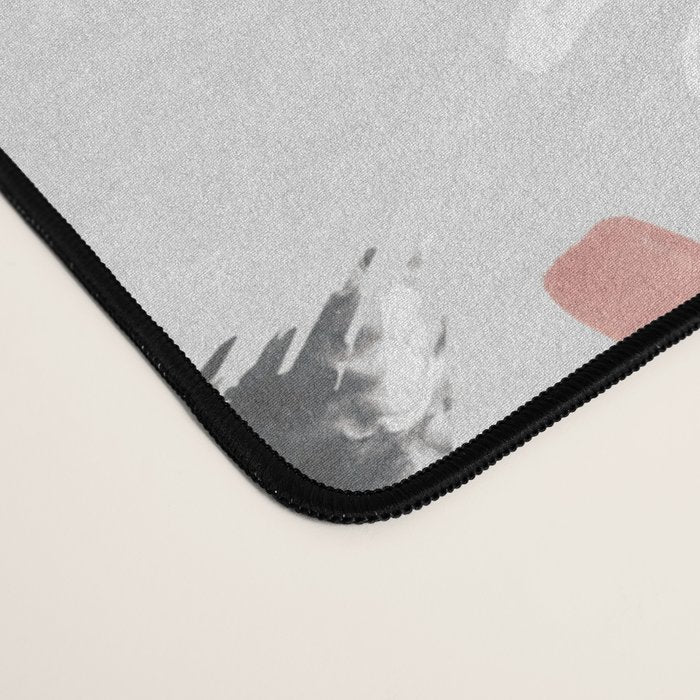 Abstract brush strokes splashes Desk Mat Gallery Image 4