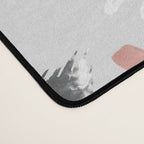 Abstract brush strokes splashes Desk Mat Gallery Image 4