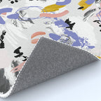 Abstract brush strokes splashes Rug Gallery Image 4