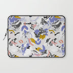 Abstract brush strokes splashes Laptop Sleeve Gallery Image 1