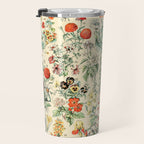 Wildflower Diagram // Fleurs II by Adolphe Millot XL 19th Century Science Textbook Artwork Travel Mug Gallery Image 3