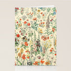 Wildflower Diagram // Fleurs II by Adolphe Millot XL 19th Century Science Textbook Artwork Stationery Card Gallery Image 2