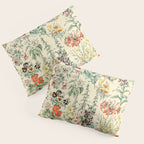Wildflower Diagram // Fleurs II by Adolphe Millot XL 19th Century Science Textbook Artwork Pillow Sham Gallery Image 3
