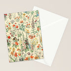 Wildflower Diagram // Fleurs II by Adolphe Millot XL 19th Century Science Textbook Artwork Stationery Card Gallery Image 2