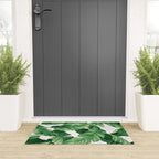 Tropical banana leaves IV Welcome Mat Gallery Image 3