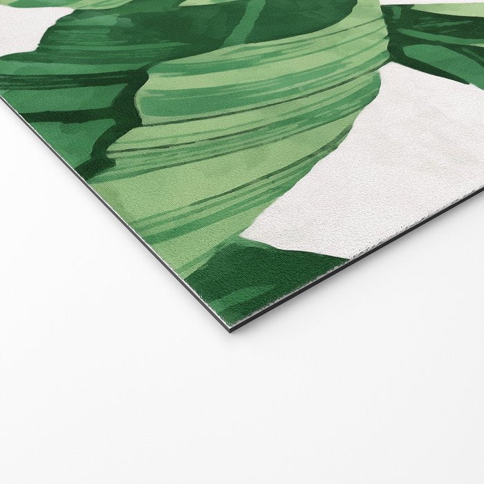 Tropical banana leaves IV Welcome Mat Gallery Image 2