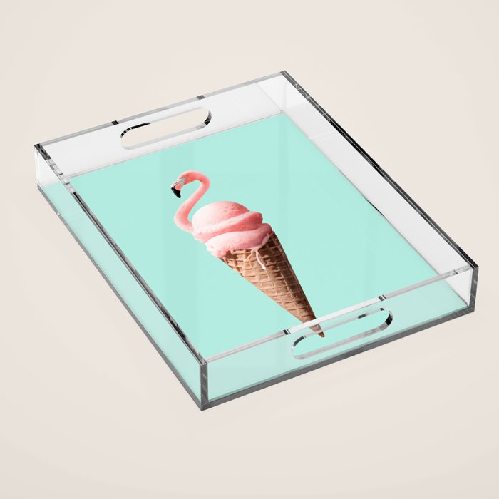 FLAMINGO CONE Acrylic Tray Gallery Image 1