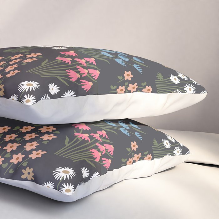Wildflower Garden Delight Pillow Sham Gallery Image 3