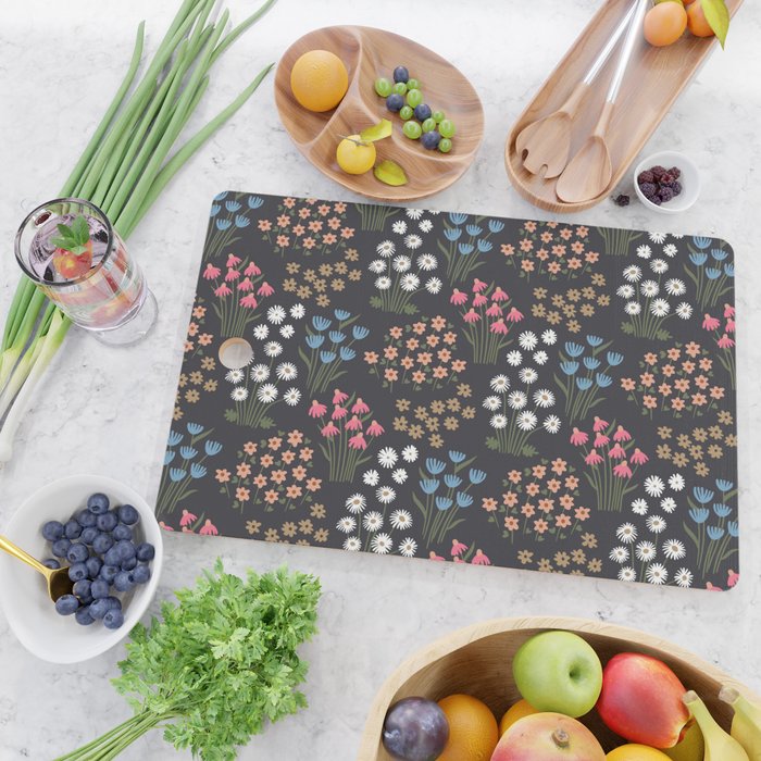 Wildflower Garden Delight Cutting Board Gallery Image 2
