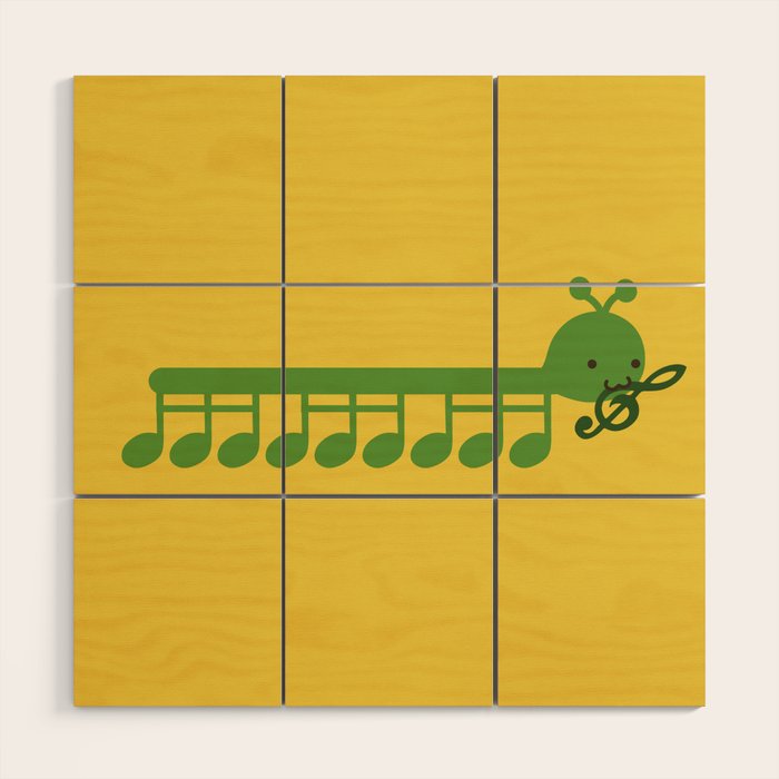 Caterpillar Song Wood Wall Art Gallery Image 1
