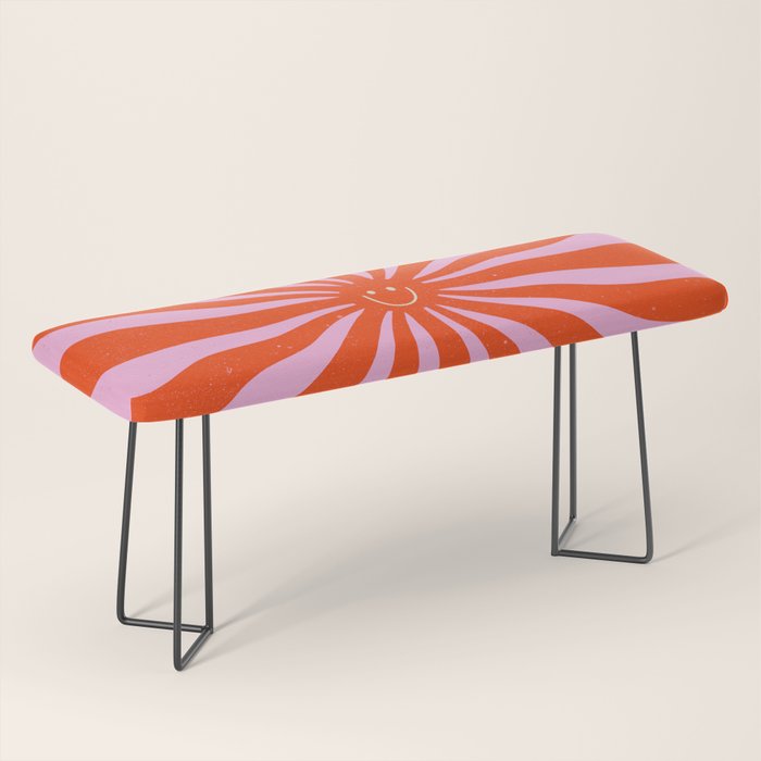 Retro Sun Vintage 70s  Bench Gallery Image 1