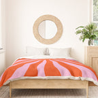 Retro Sun Vintage 70s  Duvet Cover Gallery Image 3