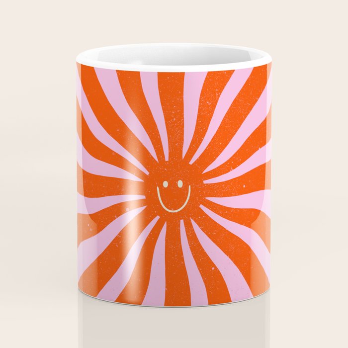 Retro Sun Vintage 70s  Coffee Mug Gallery Image 4
