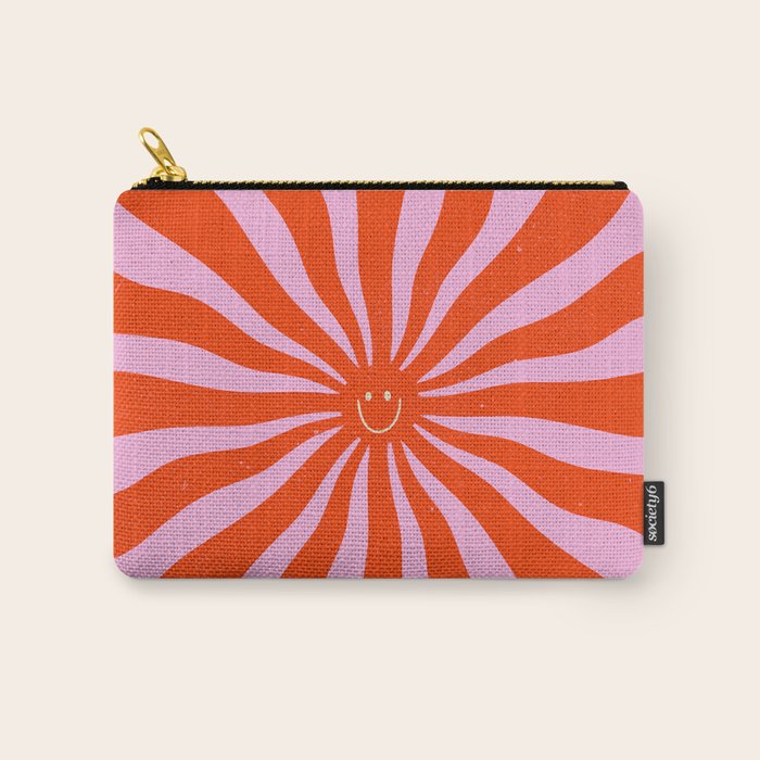 Retro Sun Vintage 70s  Carry All Pouch Gallery Image 1