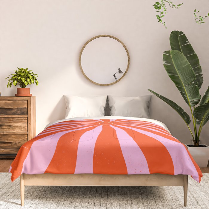 Retro Sun Vintage 70s  Comforter Gallery Image 3