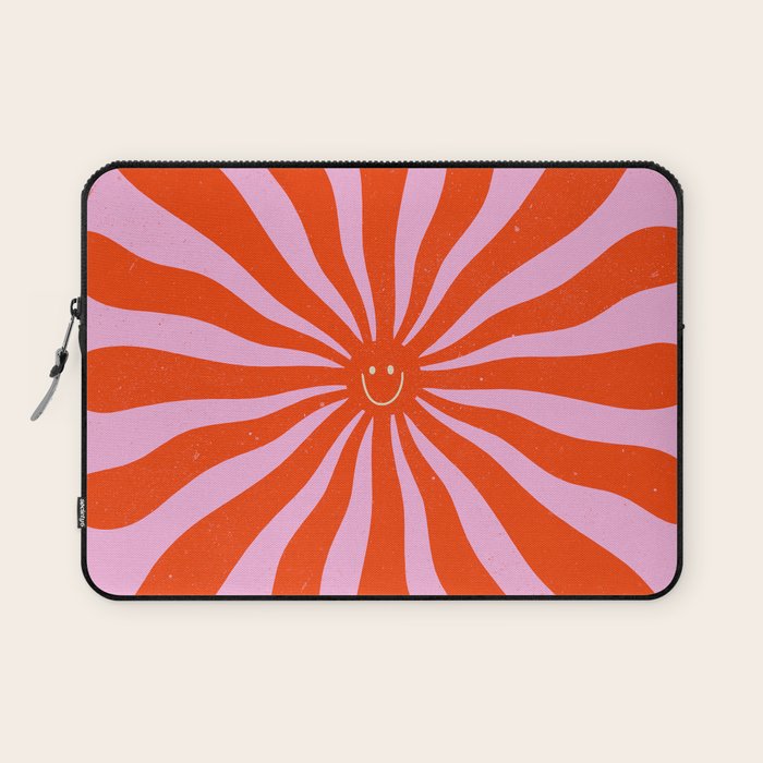 Retro Sun Vintage 70s  Laptop Sleeve Gallery Image 1
