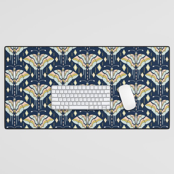 La Maison des Papillons - Midnight Desk Mat Gallery Image 1