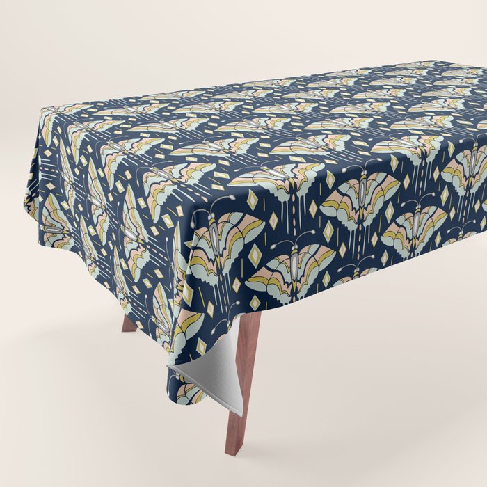 La Maison des Papillons - Midnight Tablecloth Gallery Image 1