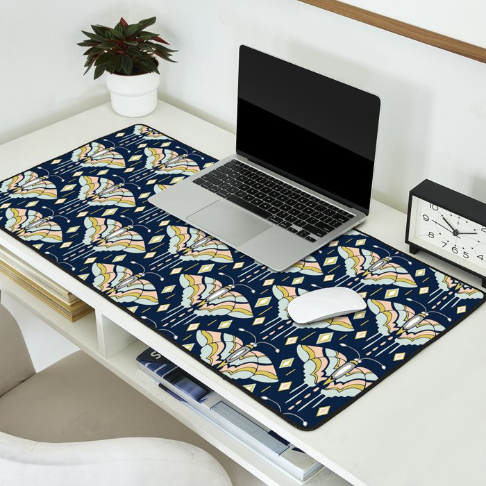 La Maison des Papillons - Midnight Desk Mat Gallery Image 2