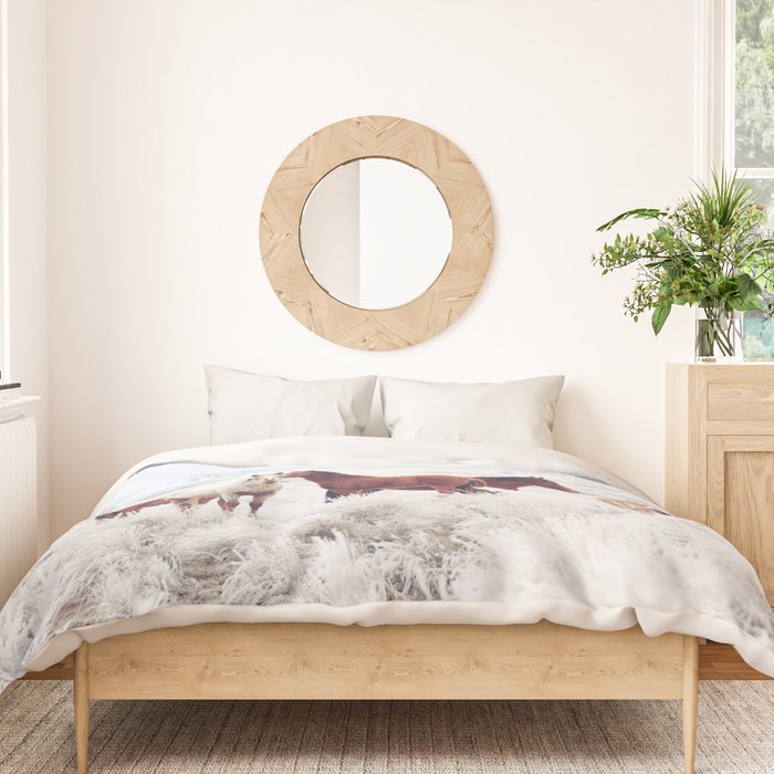 Winter Horseland Duvet Cover Gallery Image 3