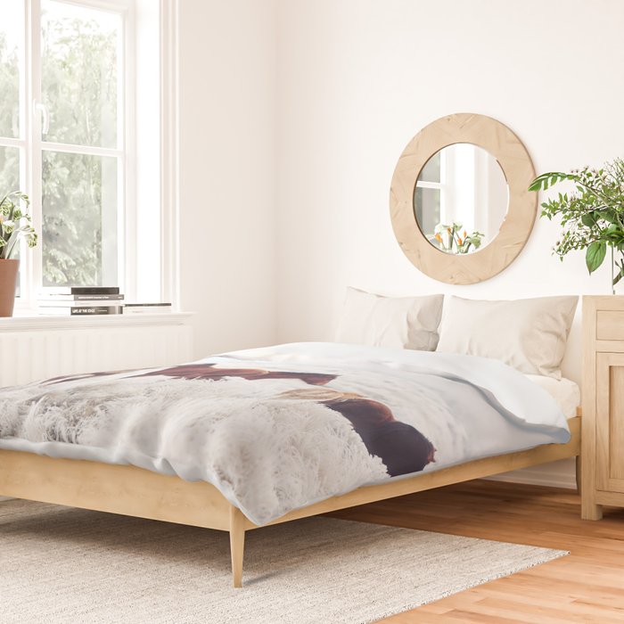 Winter Horseland Duvet Cover Gallery Image 2