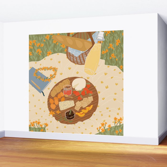 Summer Picnic  Wall Mural Gallery Image 2