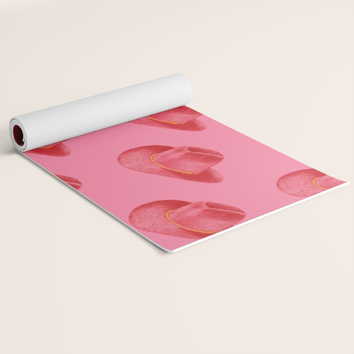 Red Stetson Yoga Mat Gallery Image 2