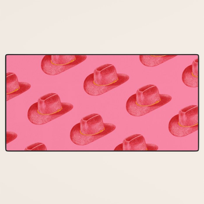 Red Stetson Desk Mat Gallery Image 3
