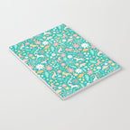Dinosaurs + Unicorns on Teal Notebook Gallery Image 3