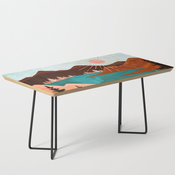 Retro Lake Coffee Table Gallery Image 1