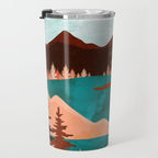 Retro Lake Travel Mug Gallery Image 3