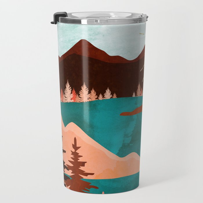 Retro Lake Travel Mug Gallery Image 3