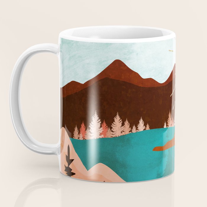 Retro Lake Coffee Mug Gallery Image 3