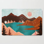 Retro Lake Cutting Board Gallery Image 1