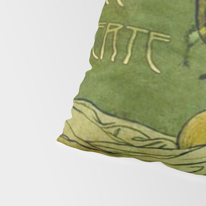 Vintage Parisian Green Fairy Absinthe Alcoholic Aperitif Advertisement Poster Pillow Sham Gallery Image 4