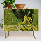 Vintage Parisian Green Fairy Absinthe Alcoholic Aperitif Advertisement Poster Credenza Gallery Image 1