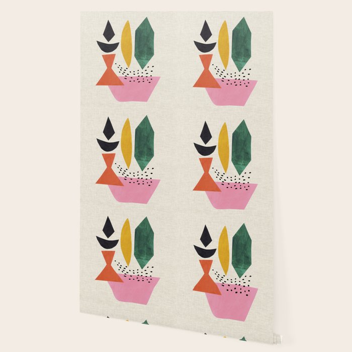 Yellow And Green Shards Wallpaper Gallery Image 2