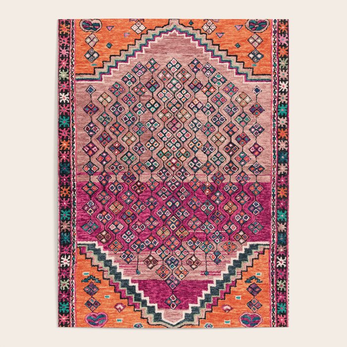 Traditional Moroccan Berber Artwork Design E17 Poster Gallery Image 4