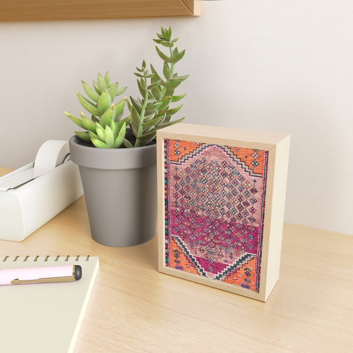 Traditional Moroccan Berber Artwork Design E17 Mini Art Print Gallery Image 2
