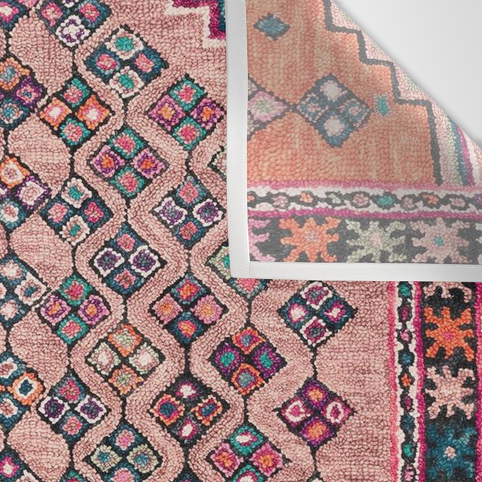 Traditional Moroccan Berber Artwork Design E17 Wall Tapestry Gallery Image 3