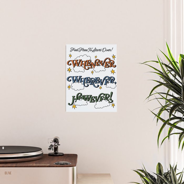 Whenever Wherever However Poster Gallery Image 2